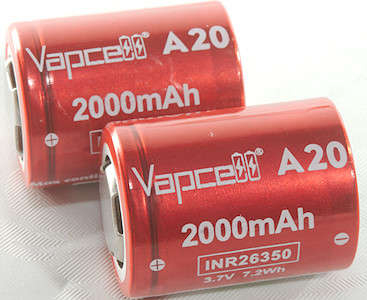 Test Review Of Vapcell Inr Mah A Red Rechargeable